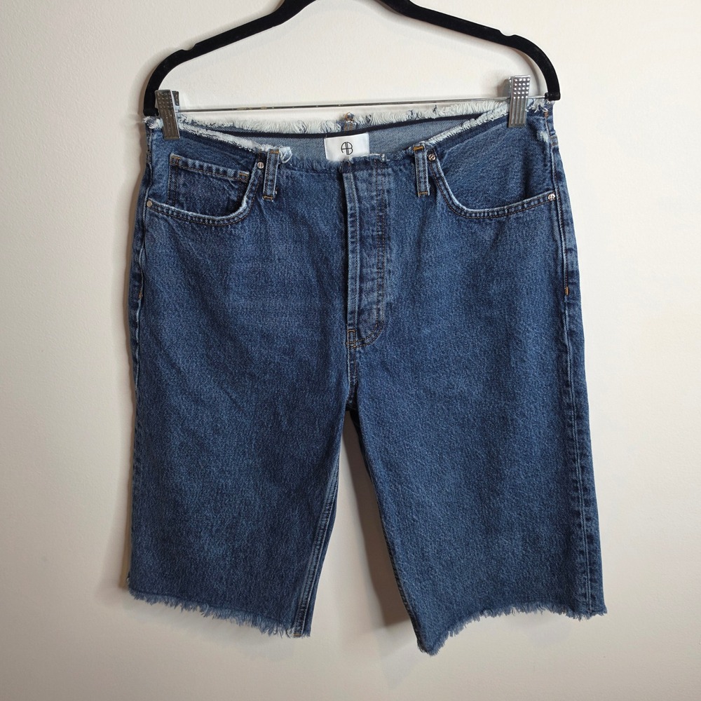 Anine Bing Gavin Denim Shorts Women 30